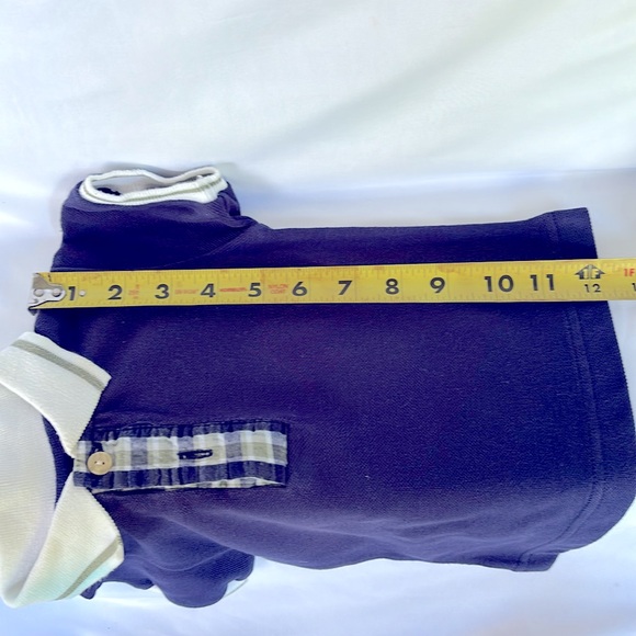 Vintage 2002 Gently Worn b.t Kids Top & Shorts Set - 6-9 M - Navy Blue & Green - Picture 10 of 12